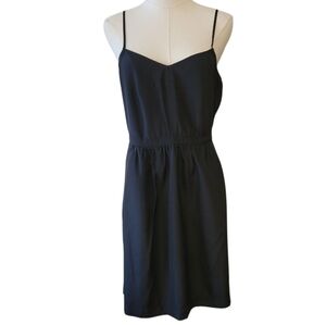 J. Crew Black Camisole Dress Size 8